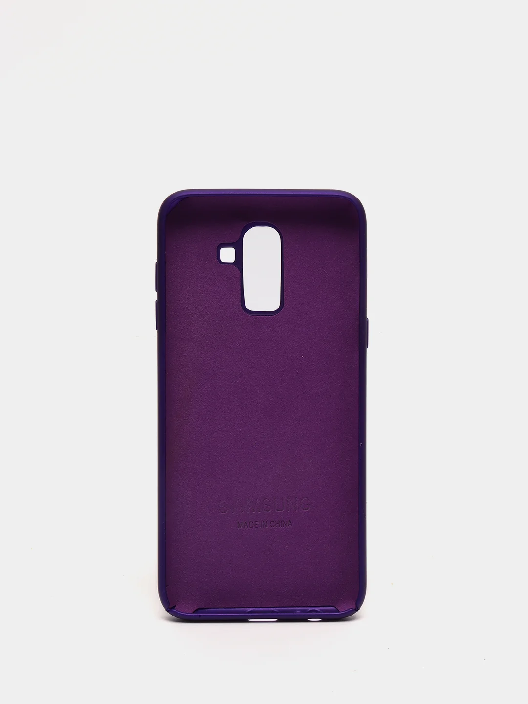 Аметистовый защитный силиконовый чехол Silikone Cover для Samsung J8 2018