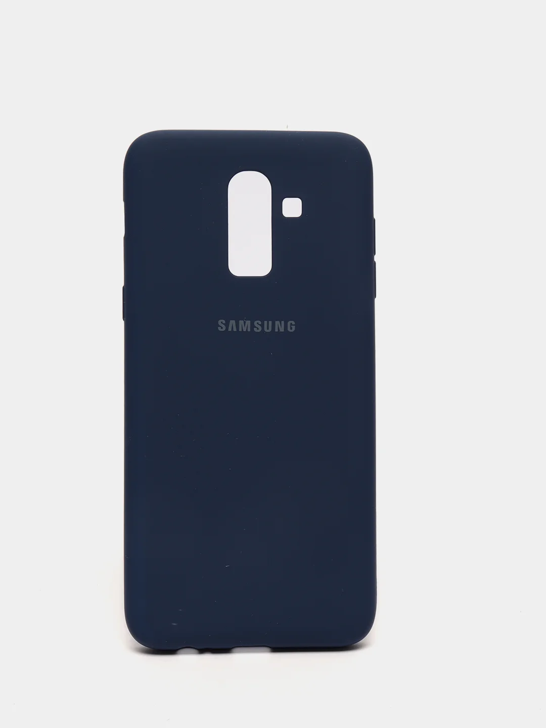 Индиго защитный силиконовый чехол Silikone Cover для Samsung J8 2018