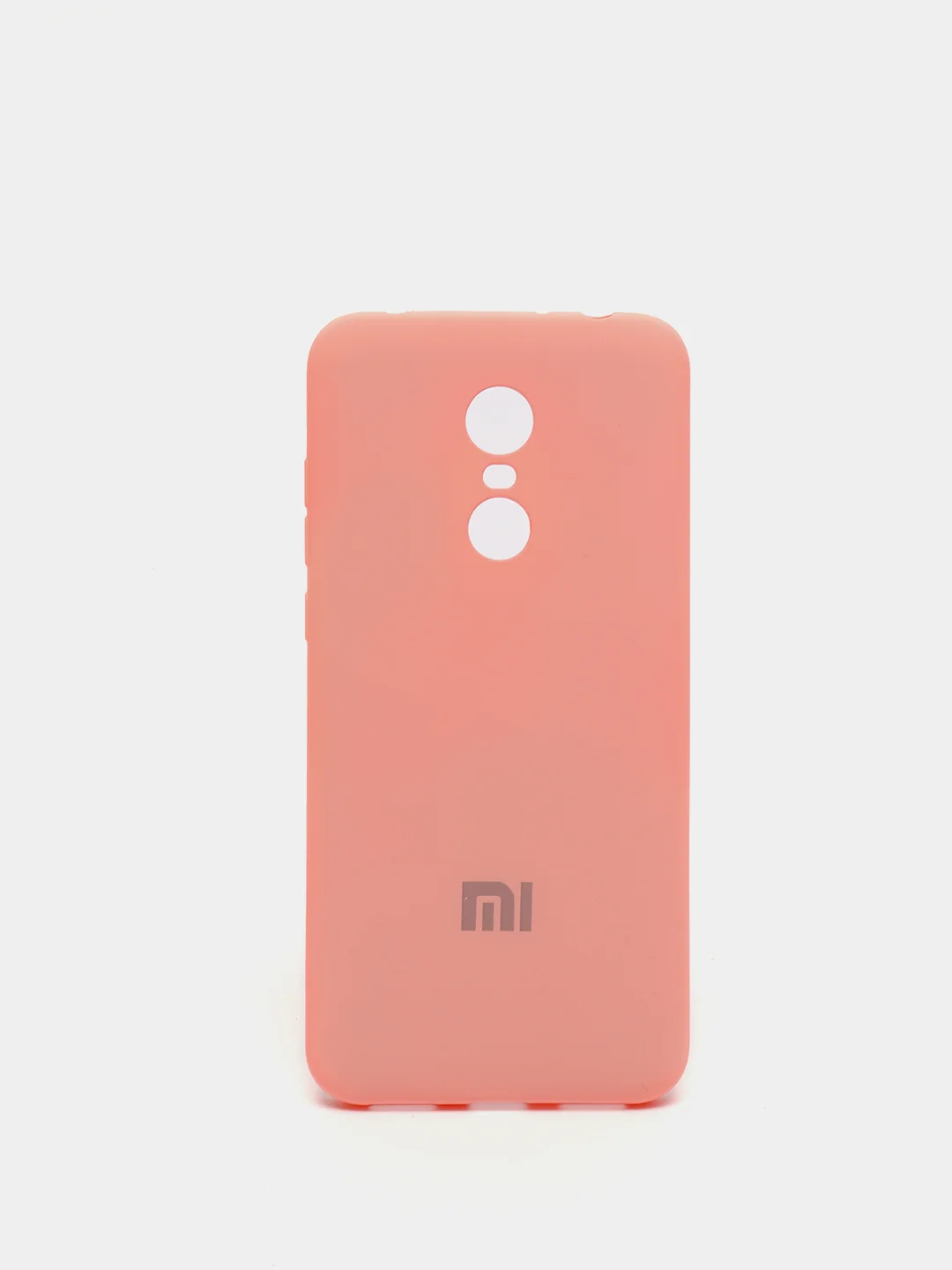 Розовый защитный силиконовый чехол Silicone Cover XIAOMI REDMI NOTE 5 PLUS