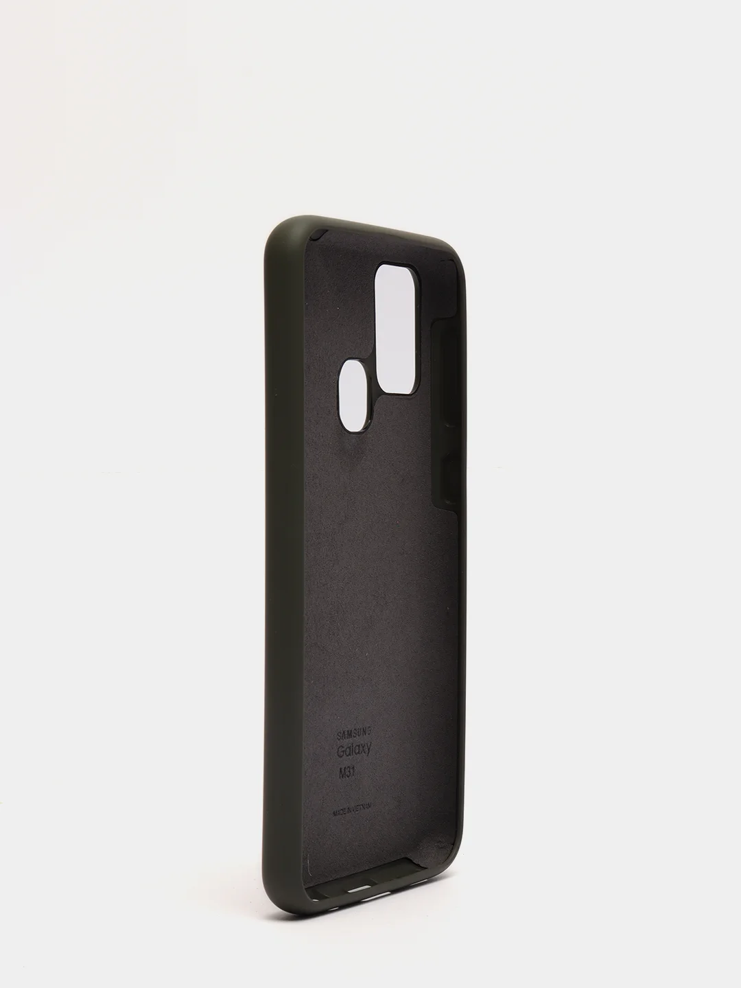 Зелёный хаки защитный силиконовый чехол Silikone Cover  для Samsung M31