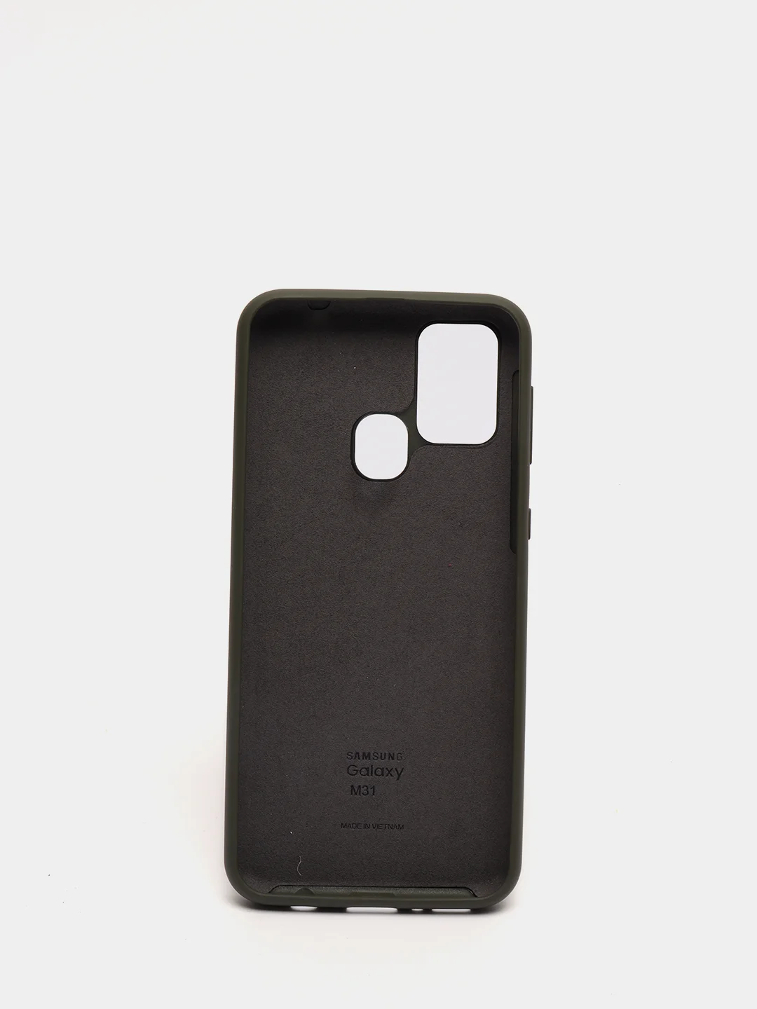 Зелёный хаки защитный силиконовый чехол Silikone Cover  для Samsung M31