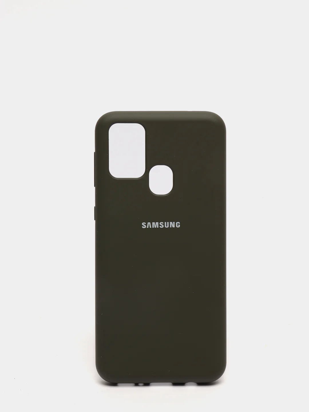 Зелёный хаки защитный силиконовый чехол Silikone Cover  для Samsung M31