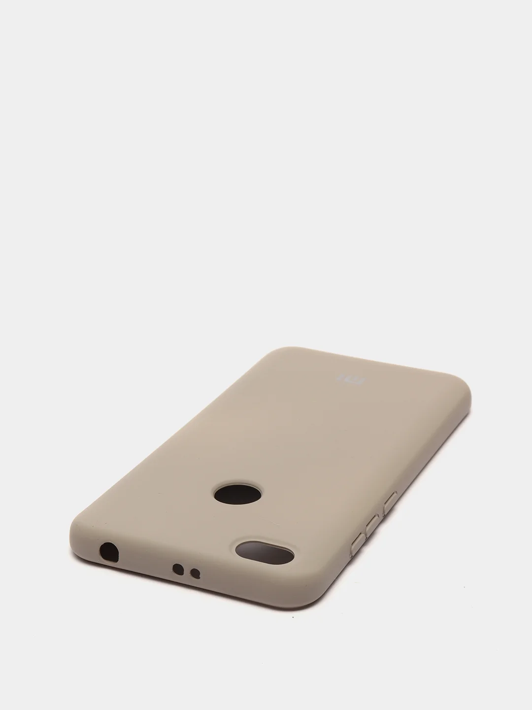 Бежевый меланж защитный силиконовый чехол Silicone Cover XIAOMI REDMI NOTE 5