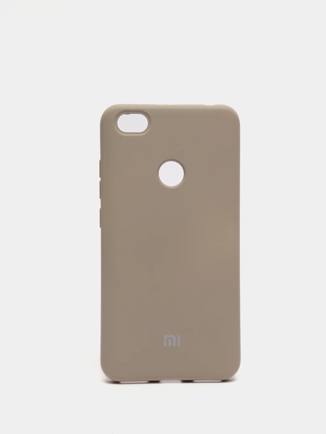 Бежевый меланж защитный силиконовый чехол Silicone Cover XIAOMI REDMI NOTE 5