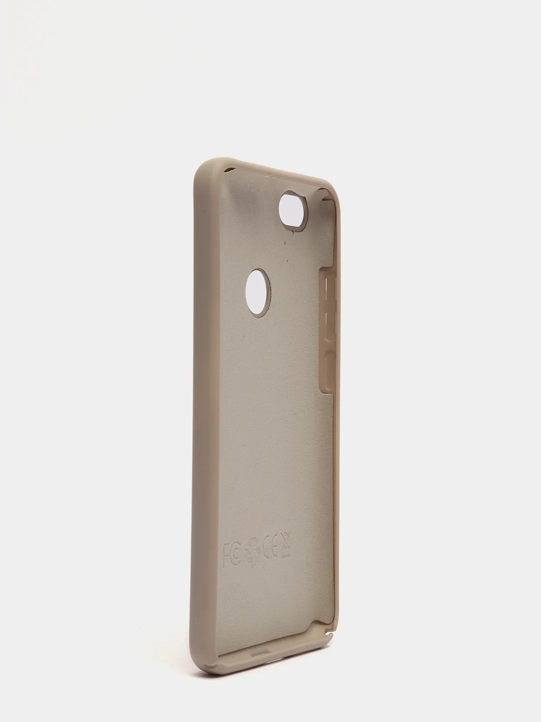 Бежевый меланж защитный силиконовый чехол Silicone Cover XIAOMI REDMI NOTE 5