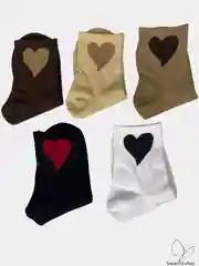 Носки женские, с сердцем