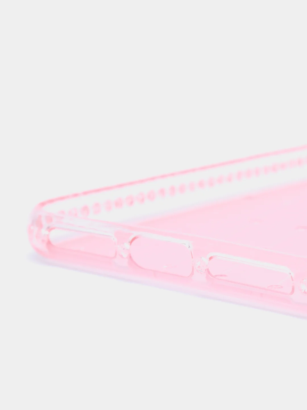 Розовый чехол для Apple iPhone Xs Max, прозрачный, силиконовый, со стразами