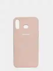 Бежевый чехол силиконовый Silicone Cover Case для Samsung Galaxy A6S, M20