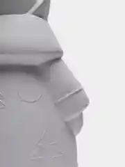 Раскраска, ёлочное украшение "Дед Мороз"