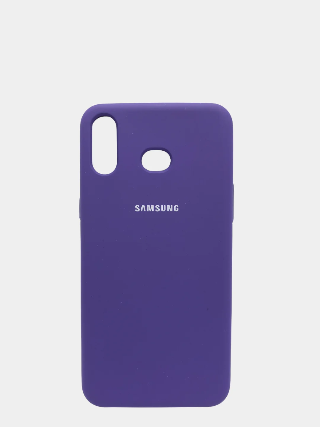 Индиго чехол силиконовый Silicone Cover Case для Samsung Galaxy A6S, M20