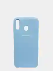 Небесно-голубой чехол силиконовый Silicone Cover Case для Samsung Galaxy A6S, M20