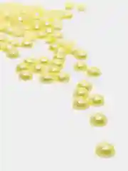 Желтый полубусины акриловые