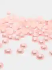 Розовый полубусины акриловые