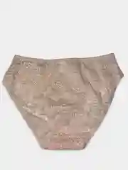 Бежевый женские гипюровые трусы