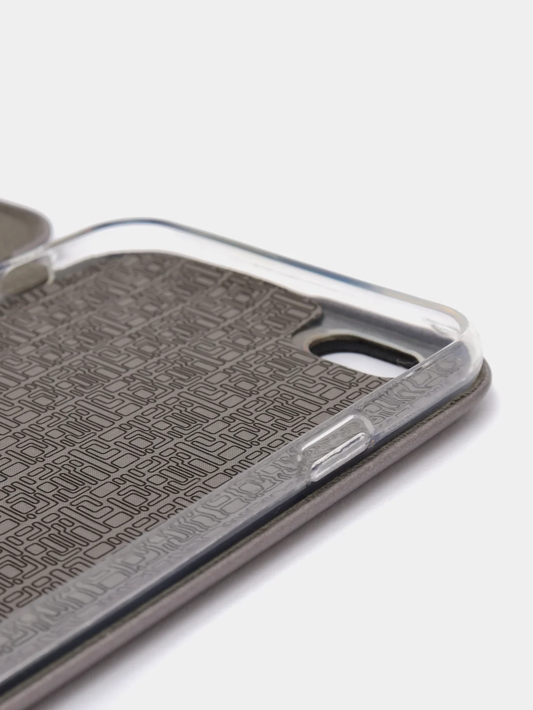 Серебряный чехол-книжка на iPhone 6/6s, 6 Plus, 7/8, SE 2020, 7/8 Plus, X, XR, XS Max, 11, 11 Pro Max