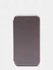 Серебряный чехол-книжка на iPhone 6/6s, 6 Plus, 7/8, SE 2020, 7/8 Plus, X, XR, XS Max, 11, 11 Pro Max