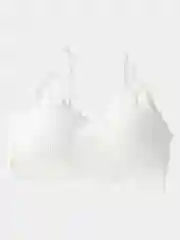 Белый женский топ бюстгальтер
