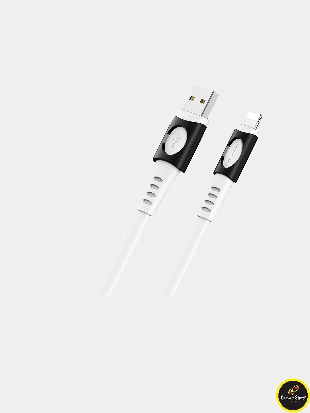 Белый кабель BOROFONE BX35 Lightning  / Провод / Шнур / ЗАРЯДКА 1М