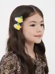 Зажим-заколка "Фрукты"