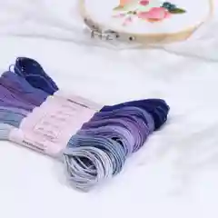 Набор ниток мулине, 8 м, 7 штук