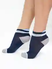 Синий носки с узором