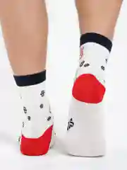Бирюзовый новогодние носки Christmas, в подарочной жестяной коробочке, 3 пары