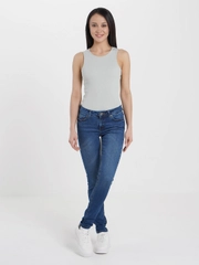 Джинсы женские скинни, skinny, BEDEW, средняя посадка