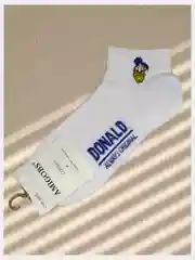 Синий носки женские короткие "Amigobs" летние, зимние, всесезонные, хлопок
