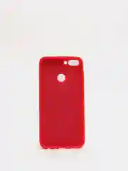 Красный защитный силиконовый чехол Silicone Cover HUAWEI P SMART 2018