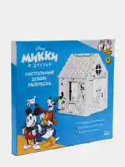 Игрушка картонная "Домик-раскраска "Микки Маус"