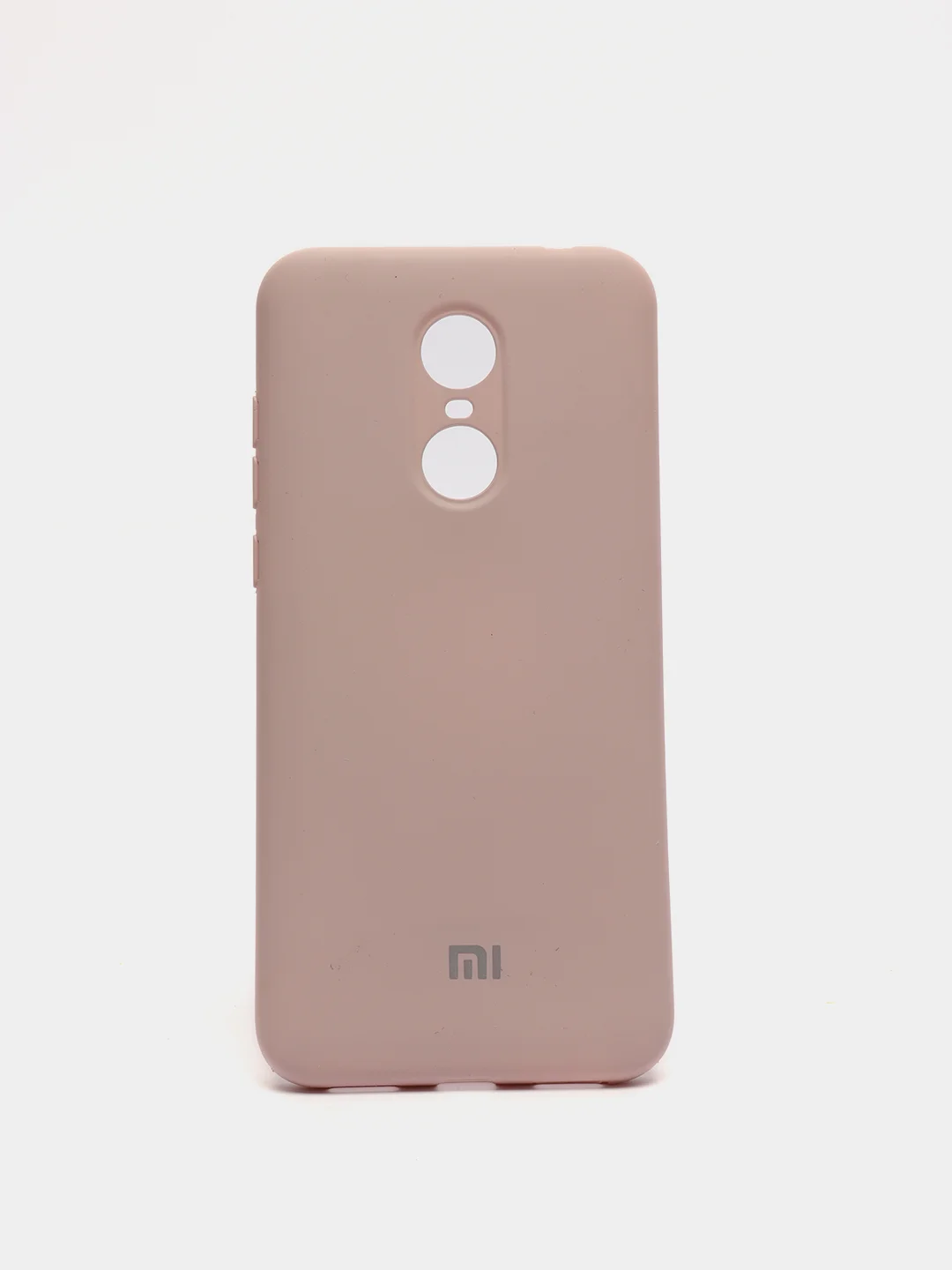 Бежевый защитный силиконовый чехол Silicone Cover XIAOMI REDMI NOTE 5 PLUS