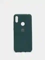 Тёмно-бирюзовый защитный силиконовый чехол Silicone Cover Y6 PRIME 2019