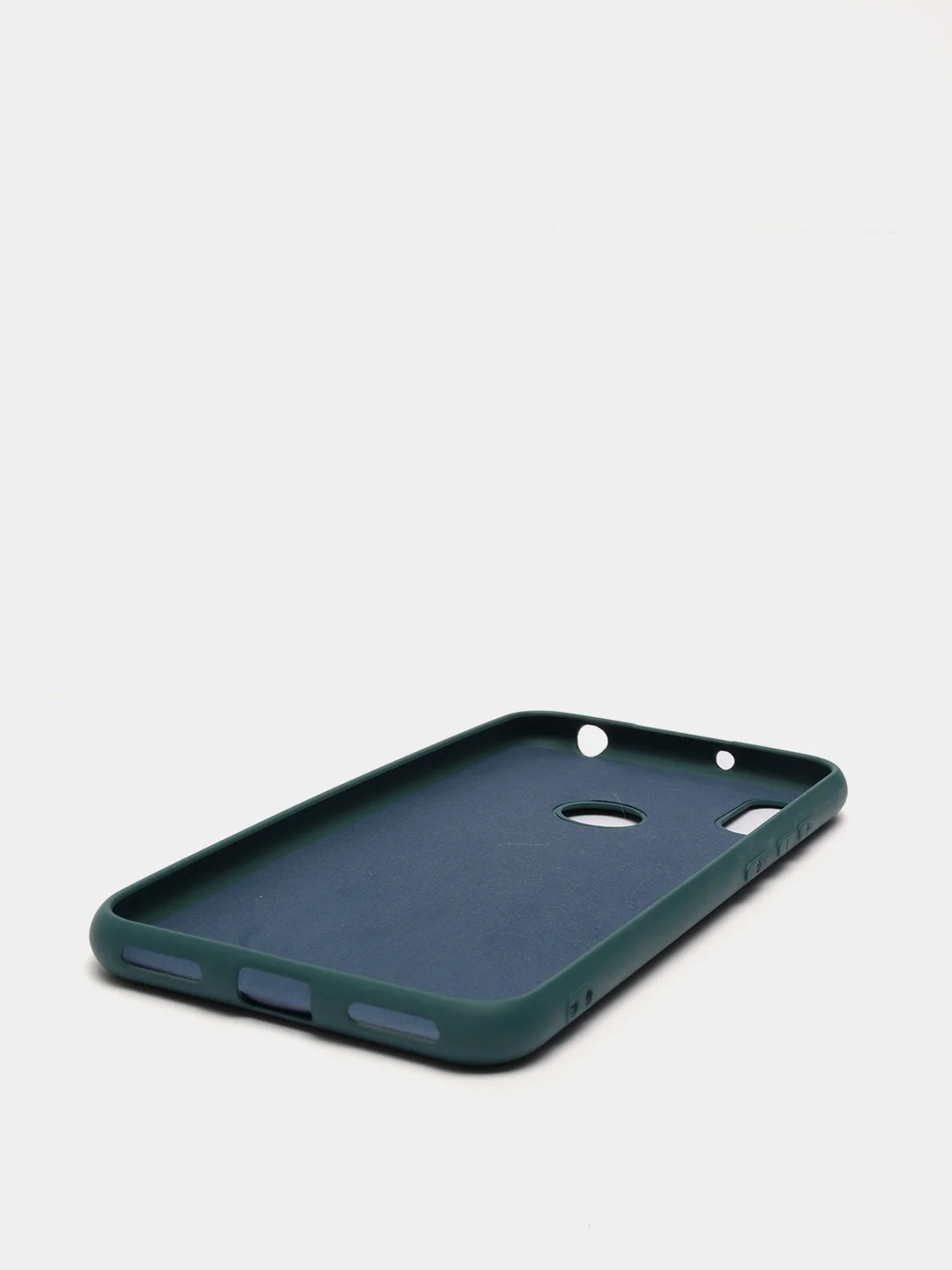 Тёмно-бирюзовый защитный силиконовый чехол Silicone Cover Y6 PRIME 2019