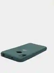 Тёмно-бирюзовый защитный силиконовый чехол Silicone Cover Y6 PRIME 2019
