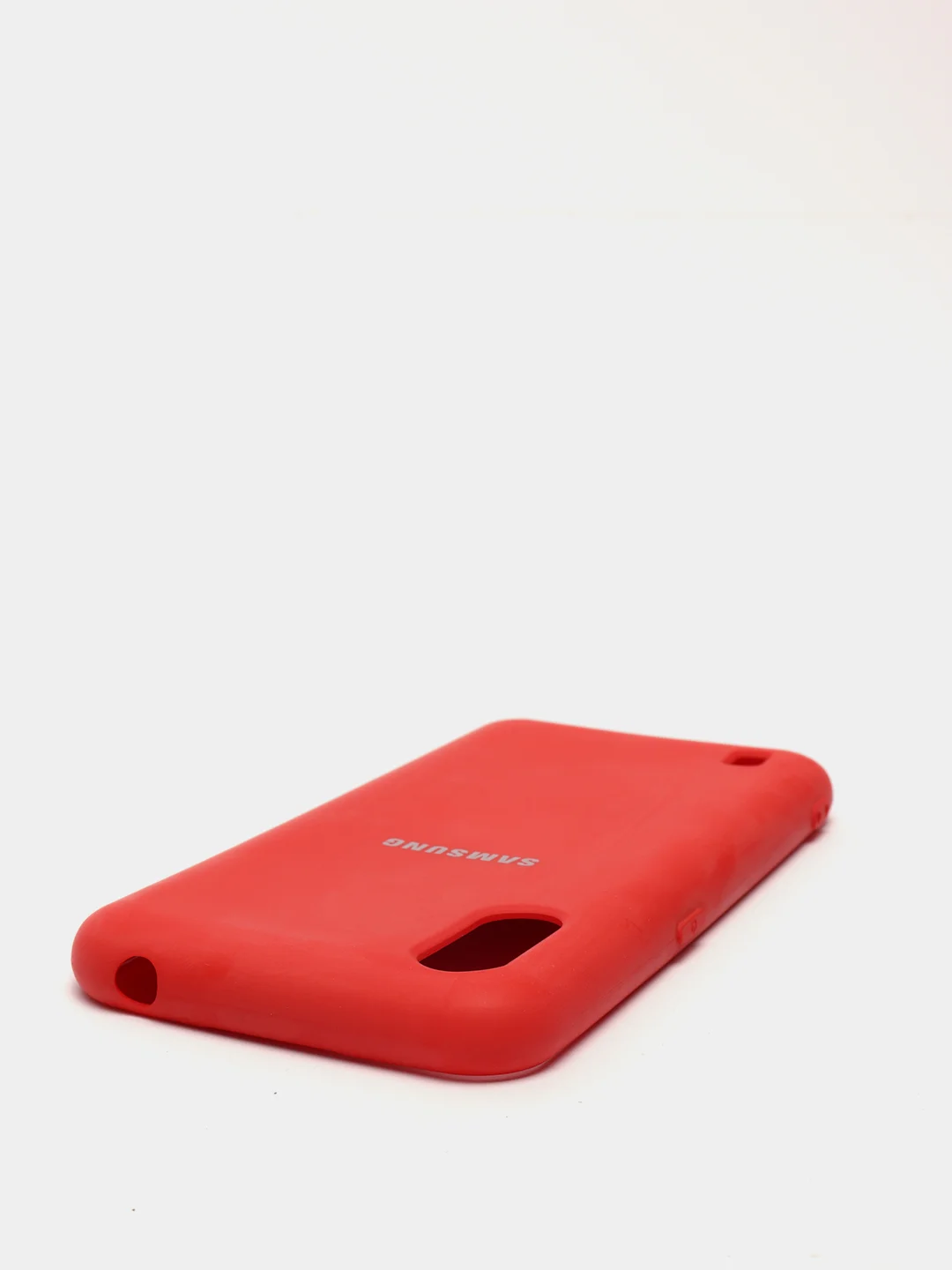 Алый защитный силиконовый чехол Silicone Cover SAMSUNG M01