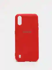 Алый защитный силиконовый чехол Silicone Cover SAMSUNG M01