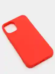 Красный силиконовый чехол на iPhone 12 Mini