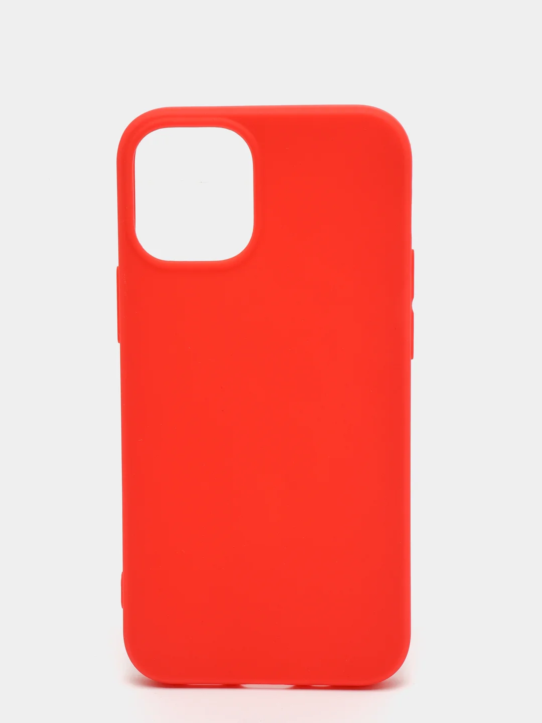Красный силиконовый чехол на iPhone 12 Mini