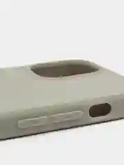 Серый меланж силиконовый чехол на iPhone 12 Mini