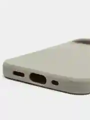 Серый меланж силиконовый чехол на iPhone 12 Mini