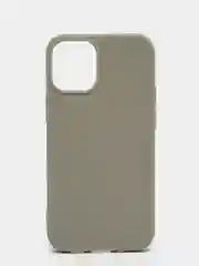 Серый меланж силиконовый чехол на iPhone 12 Mini