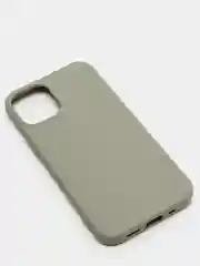 Серый меланж силиконовый чехол на iPhone 12 Mini