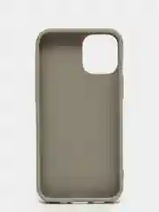 Серый меланж силиконовый чехол на iPhone 12 Mini