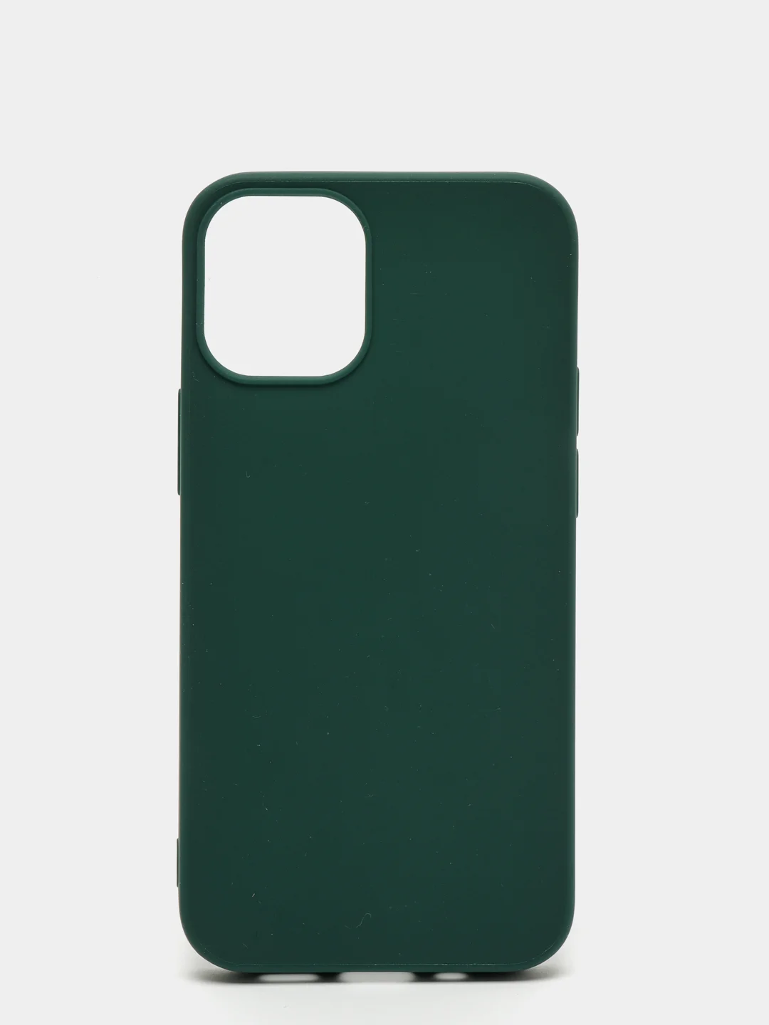 Зеленый силиконовый чехол на iPhone 12 Mini