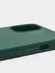 Зеленый силиконовый чехол на iPhone 12 Mini