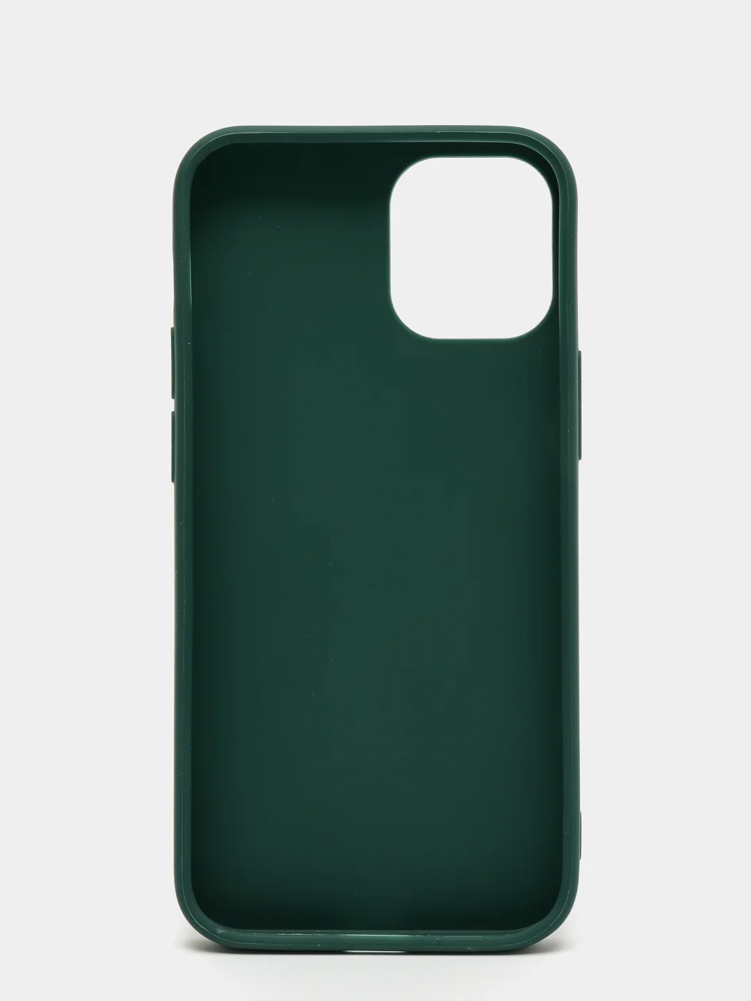 Зеленый силиконовый чехол на iPhone 12 Mini