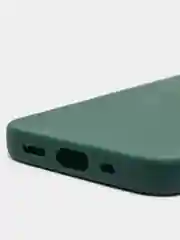 Зеленый силиконовый чехол на iPhone 12 Mini