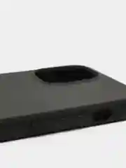 Черный силиконовый чехол на iPhone 12 Mini