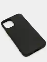 Черный силиконовый чехол на iPhone 12 Mini