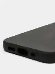 Черный силиконовый чехол на iPhone 12 Mini